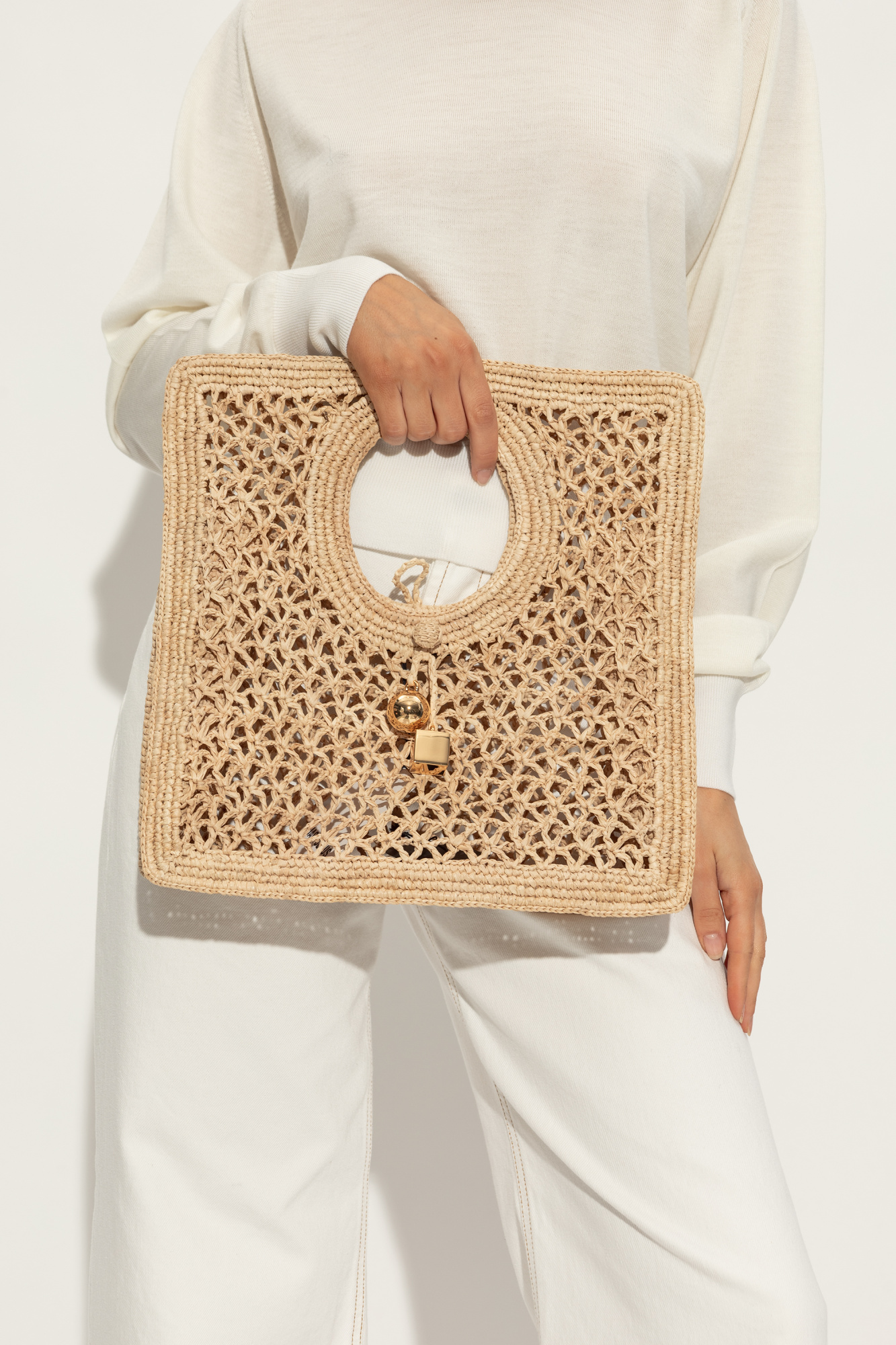 Beige Handbag `Le Petit Carre Spiaggia` Jacquemus - Vitkac Italy
